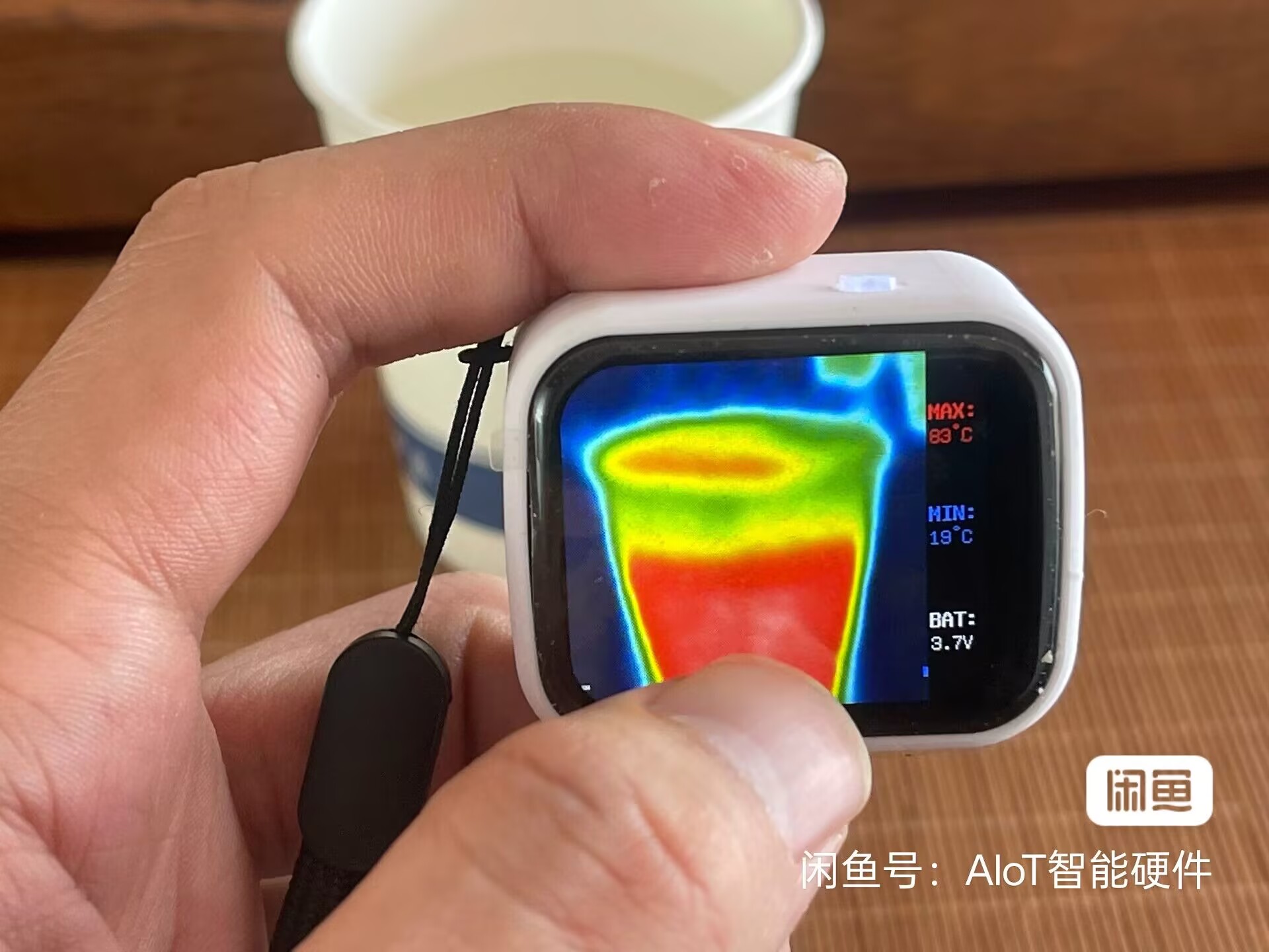 Underfloor Heating Thermal Detector - Dispositivo tascabile con schermo touchscreen da
